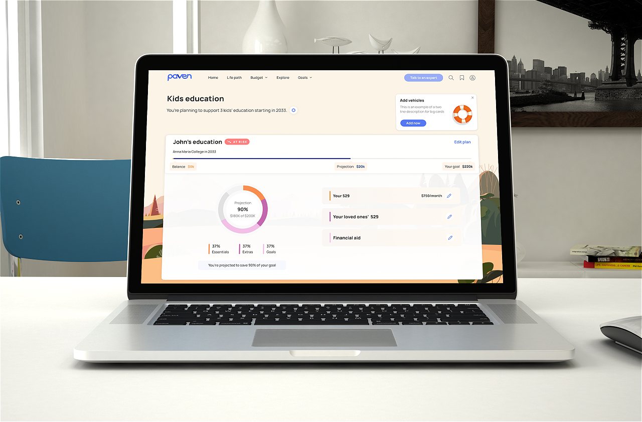 Paven Web — Kids education goal